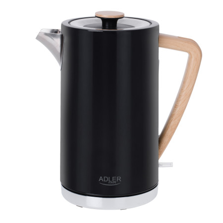 Adler Kettle AD 1347b Electric 2200 W 1.5 L Stainless steel 360 rotational base Black