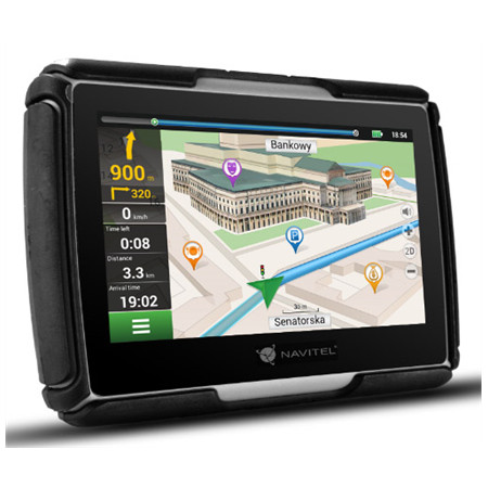 Navitel Personal Navigation Device G550 MOTO Bluetooth GPS (satellite) Maps included