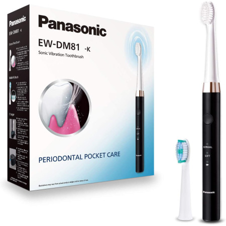 Panasonic Electric Toothbrush EW-DM81-K503 Rechargeable For adults Number of brush heads included 2 Number of teeth brushing mod