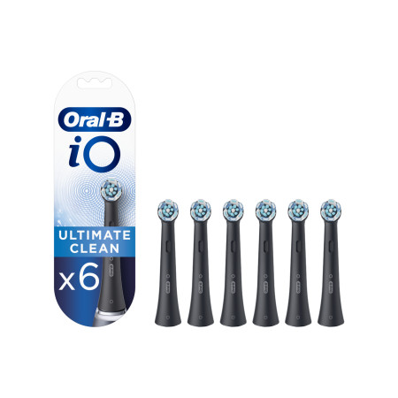 Oral-B Toothbrush replacement iO Ultimate Clean Heads For adults Number of brush heads included 6 Number of teeth brushing modes