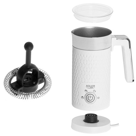 Adler Milk frother AD 4494 500 W Milk frother White