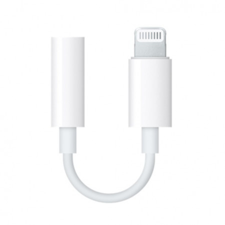 Adapter Apple MMX62ZM/A Lightning to 3.5mm jack (White)