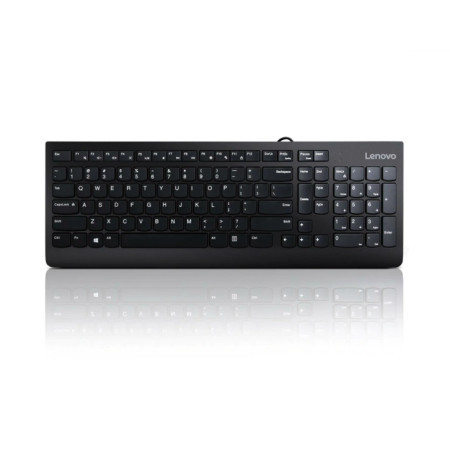 Lenovo USB Keyboard 300 Standard Wired Complete ergonomic design. Spill resistant keys with board drain. Concaved key caps fitte