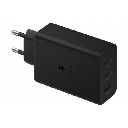 T6530NBE Power Adapter 65W Trio, Black (Black)