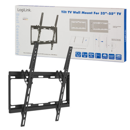 Logilink BP0012 TV Wall mount, 32 55", tilt -14 , 25 mm Logilink