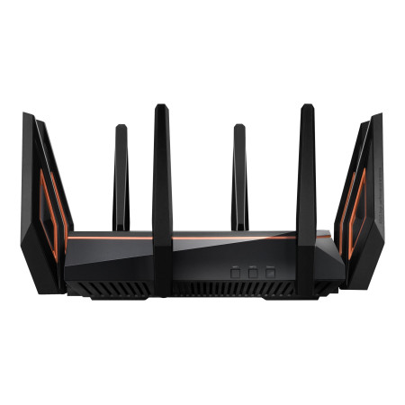 Asus GT-AX11000 Tri-band WiFi Gaming Router ROG Rapture 802.11ax 4804+1148 Mbit/s 10/100/1000 Mbit/s Ethernet LAN (RJ-45) ports 