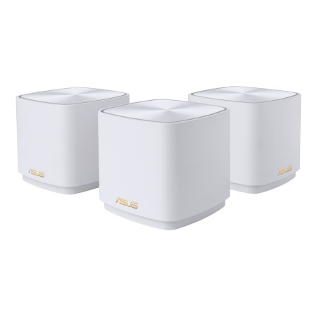 Asus ZenWiFi XD4 Plus (W-3-PK) Wireless-AX1800 (3-pack) 802.11ax 1201+574 Mbit/s 10/100/1000 Mbit/s Ethernet LAN (RJ-45) ports 1