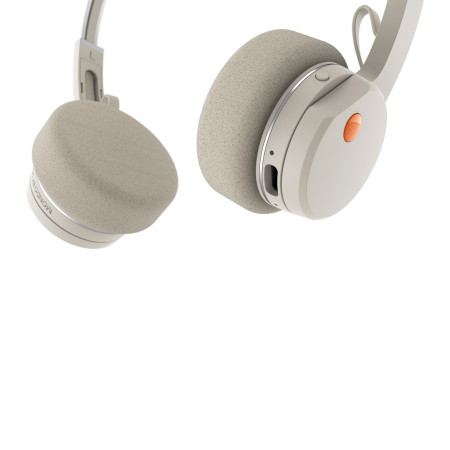 Mondo Headphones by Defunc Built-in microphone Bluetooth Greige