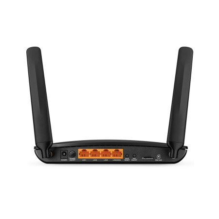 TP-LINK MR400 AC1200 Wireless Dual Band 4G LTE Router Archer MR400 TP-LINK 802.11ac 10/100 Mbit/s Ethernet LAN (RJ-45) ports 3 M