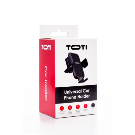 SEEK TOTI Universal Car Air Vent Mount Phone Holder, Black (Black)