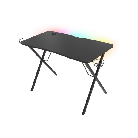 Genesis Holm 200 RGB Gaming Desk, Black Genesis