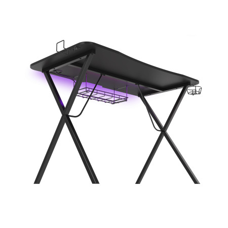 Genesis Holm 200 RGB Gaming Desk, Black Genesis