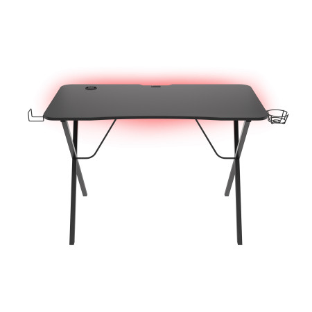 Genesis Holm 200 RGB Gaming Desk, Black Genesis