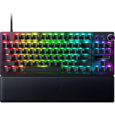 Razer | Gaming Keyboard | Huntsman V3 Pro Tenkeyless | Gaming Keyboard | Wired | Nordic | Black | Analog Optical