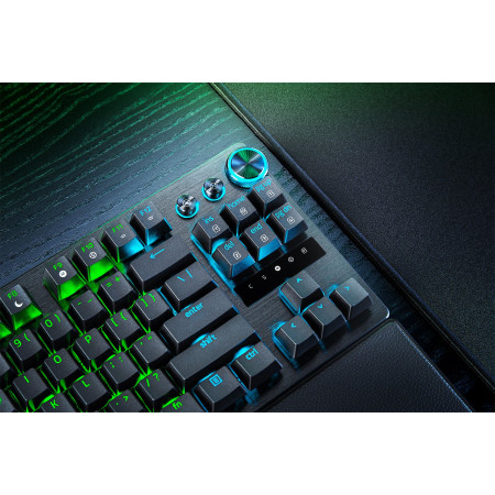 Razer | Gaming Keyboard | Huntsman V3 Pro Tenkeyless | Gaming Keyboard | Wired | Nordic | Black | Analog Optical