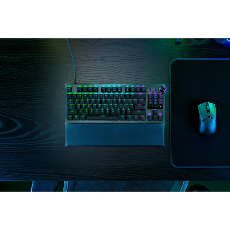 Razer | Gaming Keyboard | Huntsman V3 Pro Tenkeyless | Gaming Keyboard | Wired | Nordic | Black | Analog Optical