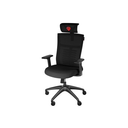 Genesis mm | Base material Nylon Castors material: Nylon with CareGlide coating | Ergonomic Chair | Astat 200 | Black