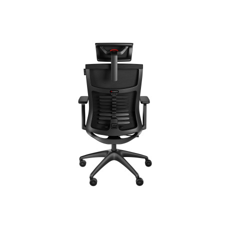 Genesis mm | Base material Nylon Castors material: Nylon with CareGlide coating | Ergonomic Chair | Astat 200 | Black