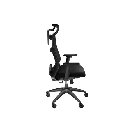 Genesis mm | Base material Nylon Castors material: Nylon with CareGlide coating | Ergonomic Chair | Astat 200 | Black