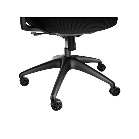 Genesis mm | Base material Nylon Castors material: Nylon with CareGlide coating | Ergonomic Chair | Astat 200 | Black