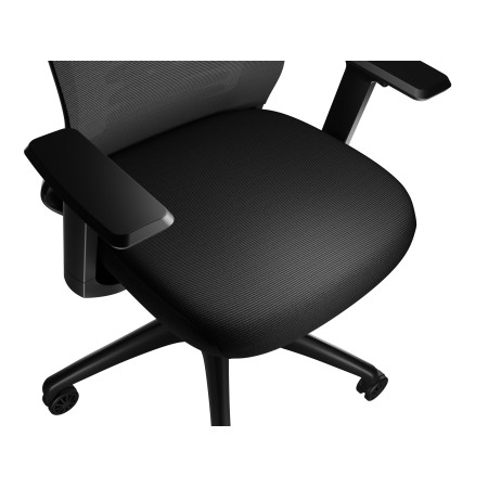 Genesis mm | Base material Nylon Castors material: Nylon with CareGlide coating | Ergonomic Chair | Astat 200 | Black