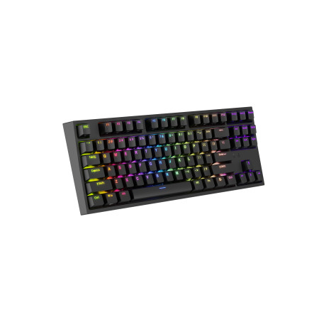 Genesis Mechanical Gaming Keyboard THOR 404 TKL RGB Mechanical Gaming Keyboard Wired US Kailh Box Brown V2 USB Type-A 1005 g