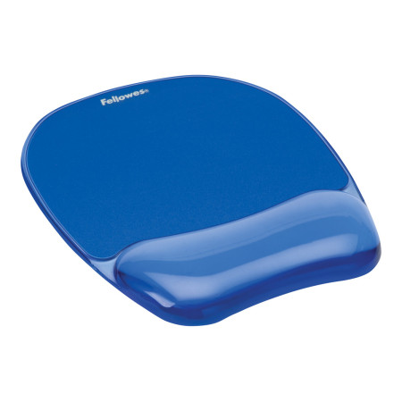 Fellowes Mouse pad with wrist support CRYSTAL, blue Fellowes