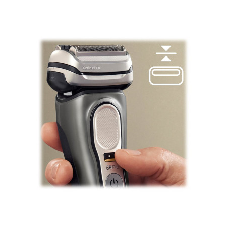 Braun | Shaver | 9465CC | Operating time (max) 60 min | Wet & Dry | Graphite