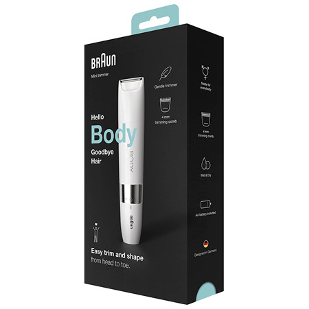 Braun | BS1000 | Body Mini Trimmer | Operating time (max) min | Bulb lifetime (flashes) Not applicable | Number of power levels 