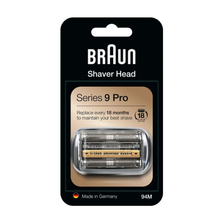 Braun | Replacement Head | Cassette 94M | Operating time (max) min | Silver