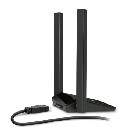 AX1800 Dual Antennas High Gain Wireless USB Adapter | Archer TX20U Plus | 802.11ax | 574+1201 Mbit/s | 10/100/1000 Mbit/s | Ethe