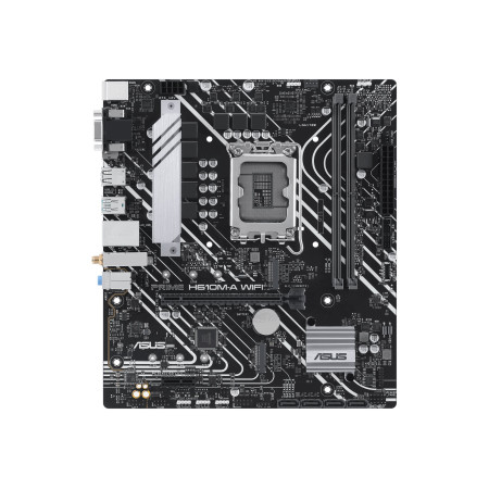 ASUS PRIME H610M-A WIFI | Processor family Intel H610 | Processor socket 1 x LGA1700 Socket | 2 DIMM slots - DDR5, non-ECC, unbu