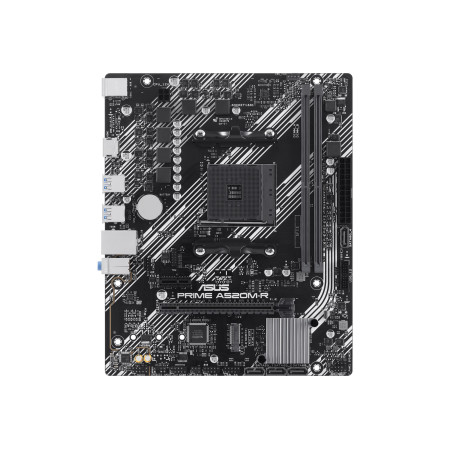 ASUS PRIME A520M-R | Processor family AMD A520 | Processor socket 1 x Socket AM4 | 2 DIMM slots - DDR4, ECC, unbuffered | Suppor