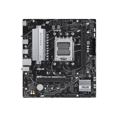 ASUS PRIME B650M-R | Processor family AMD B650 | Processor socket 1 x Socket AM5 | 2 DIMM slots - DDR5, ECC, unbuffered | Suppor