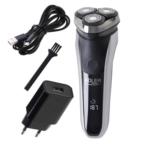 Adler | Electric Shaver | AD 2933 | Operating time (max) 180 min | Lithium Ion | Black