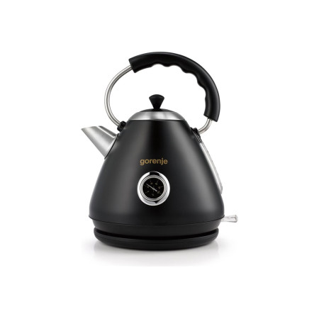 Gorenje | Kettle | K17CLBK | Electric | 2200 W | 1.7 L | Plastic and metal | 360 rotational base | Black