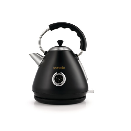 Gorenje | Kettle | K17CLBK | Electric | 2200 W | 1.7 L | Plastic and metal | 360 rotational base | Black