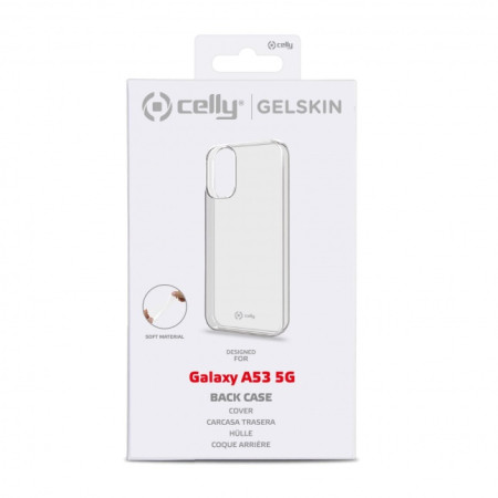 CELLY Gelskin back cover Samsung GALAXY A53 5G, Transparent (Transparent)