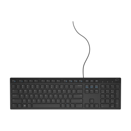 Dell | KB216 | Multimedia | Wired | EN | Black | Numeric keypad