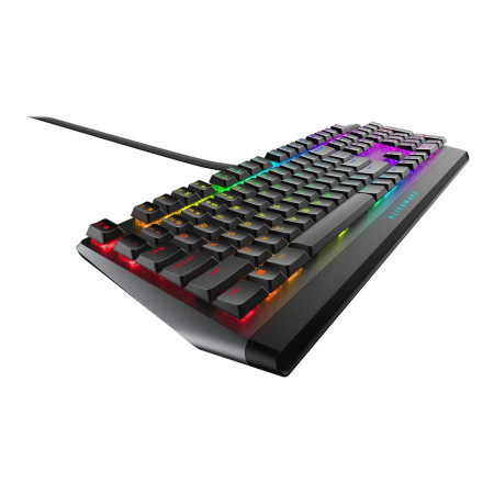 Dell | English | Numeric keypad | AW510K | Mechanical Gaming Keyboard | Alienware Gaming Keyboard | RGB LED light | EN | Dark Gr