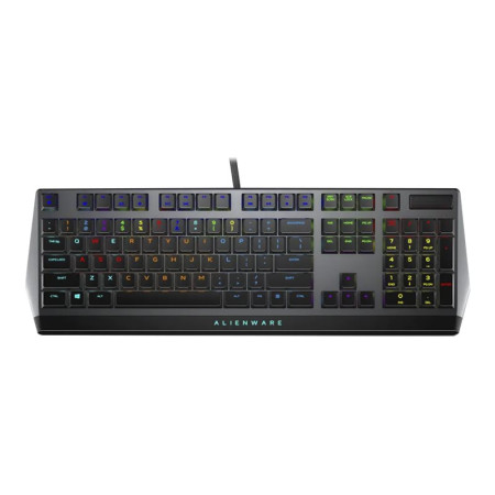 Dell | English | Numeric keypad | AW510K | Mechanical Gaming Keyboard | Alienware Gaming Keyboard | RGB LED light | EN | Dark Gr