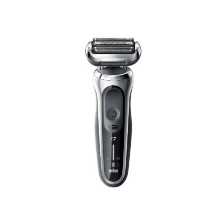 Braun | Shaver | 71-S7200cc | Operating time (max) 50 min | Wet & Dry | Silver/Black