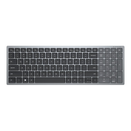 Dell | Keyboard | KB740 | Keyboard | Wireless | US | m | Titan Gray | 2.4 GHz, Bluetooth 5.0 | 506 g