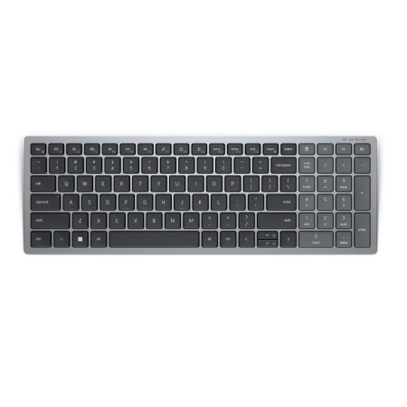 Dell | Keyboard | KB740 | Keyboard | Wireless | US | m | Titan Gray | 2.4 GHz, Bluetooth 5.0 | 506 g