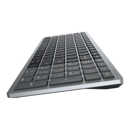 Dell | Keyboard | KB740 | Keyboard | Wireless | RU | m | Titan Gray | 2.4 GHz, Bluetooth 5.0 | 506 g