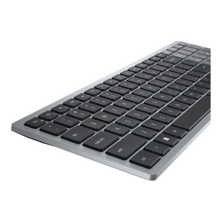 Dell | Keyboard | KB740 | Keyboard | Wireless | RU | m | Titan Gray | 2.4 GHz, Bluetooth 5.0 | 506 g