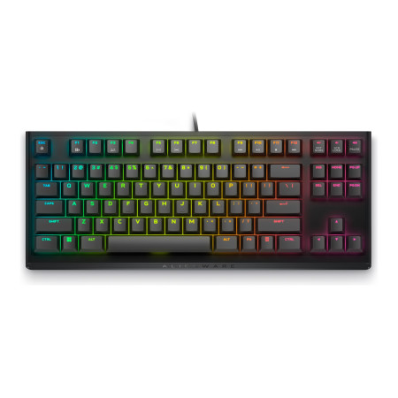 Dell Alienware Tenkeyless AW420K | Gaming Keyboard | Wired | EN | Dark Side of the Moon | CHERRY MX Red