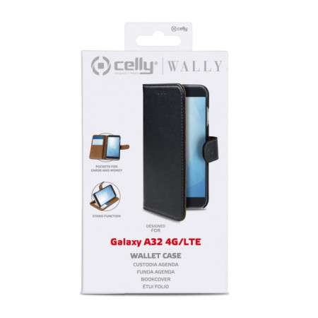 CELLY Wally case Samsung Galaxy A32 4G (Black)