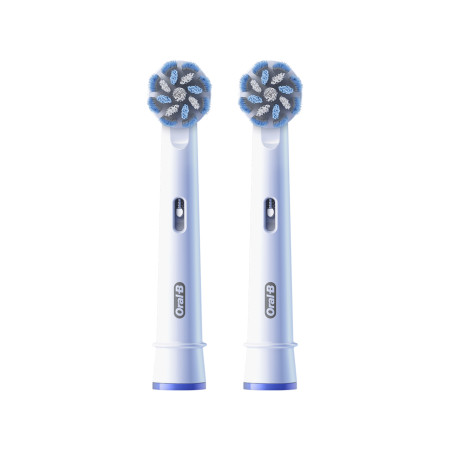 Oral-B | Replaceable toothbrush heads | EB60X-2 Sensitive Clean Pro | Heads | For adults | Number of brush heads included 2 | Wh