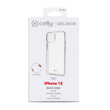 CELLY Gelskin back cover Apple iPhone 13 (Transparent)